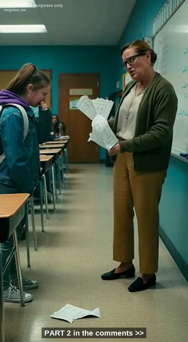 The Teacher Ripped My Daughter’S Perfect Score In Half Because She Thought Her “”Bum“” Father Helped Her Cheat