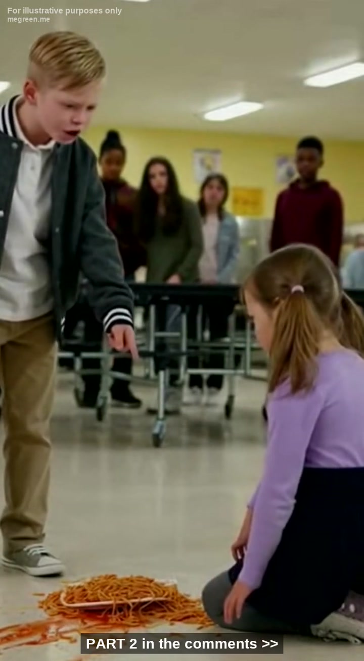 The School Bullies Flipped Her Tray, Forced My Daughter To Kneel, And Ordered Her To Eat Off The Filthy Floor