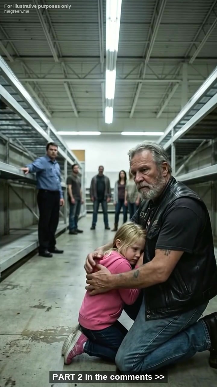 A Silent 6-Year-Old Girl Ran to the Scariest Biker in a Crowded Store – And What She Shared Saved Her Mother