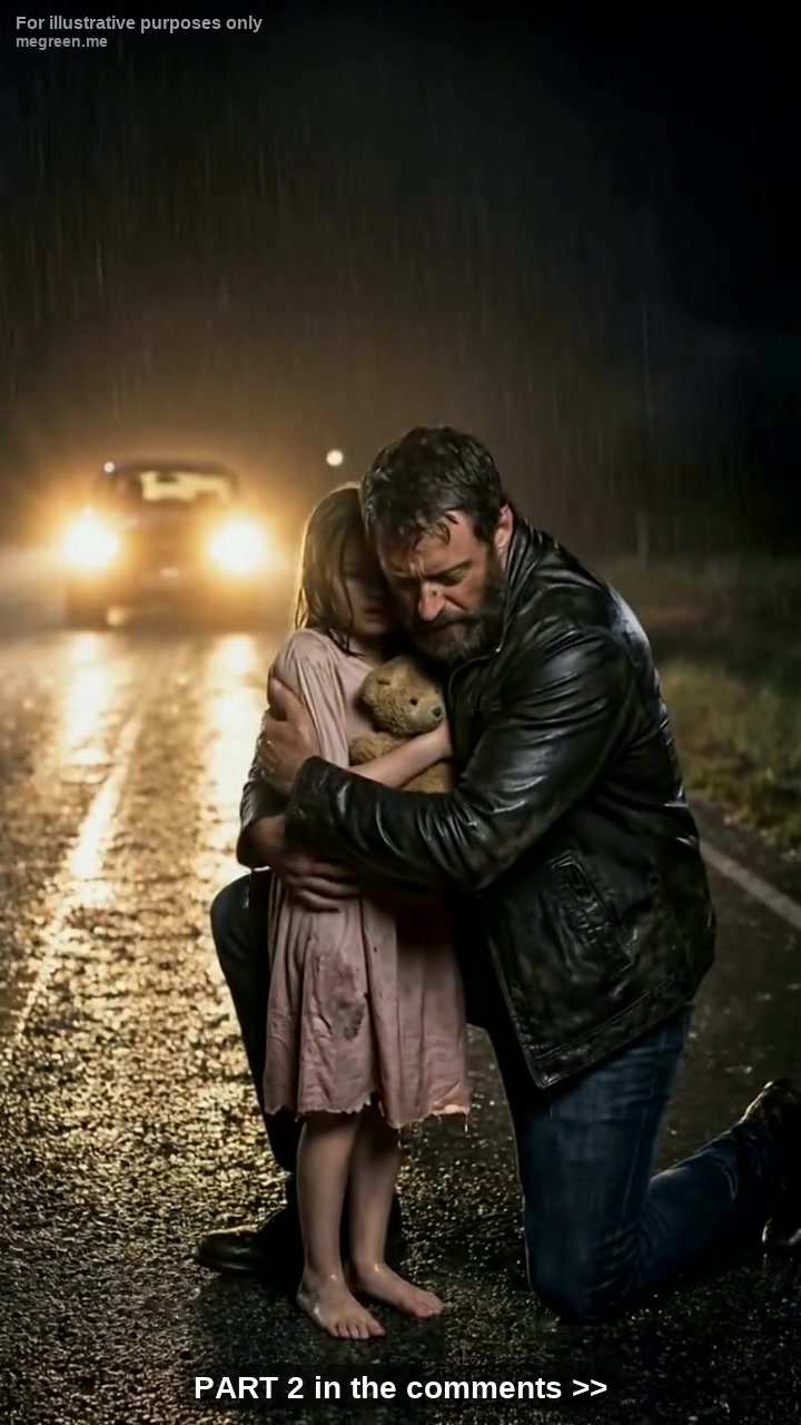 At 3 A.M., a Barefoot Little Girl Stopped My Motorcycle and Asked Me to Take Her Somewhere Safe A Road I Had Traveled a Thousand Times