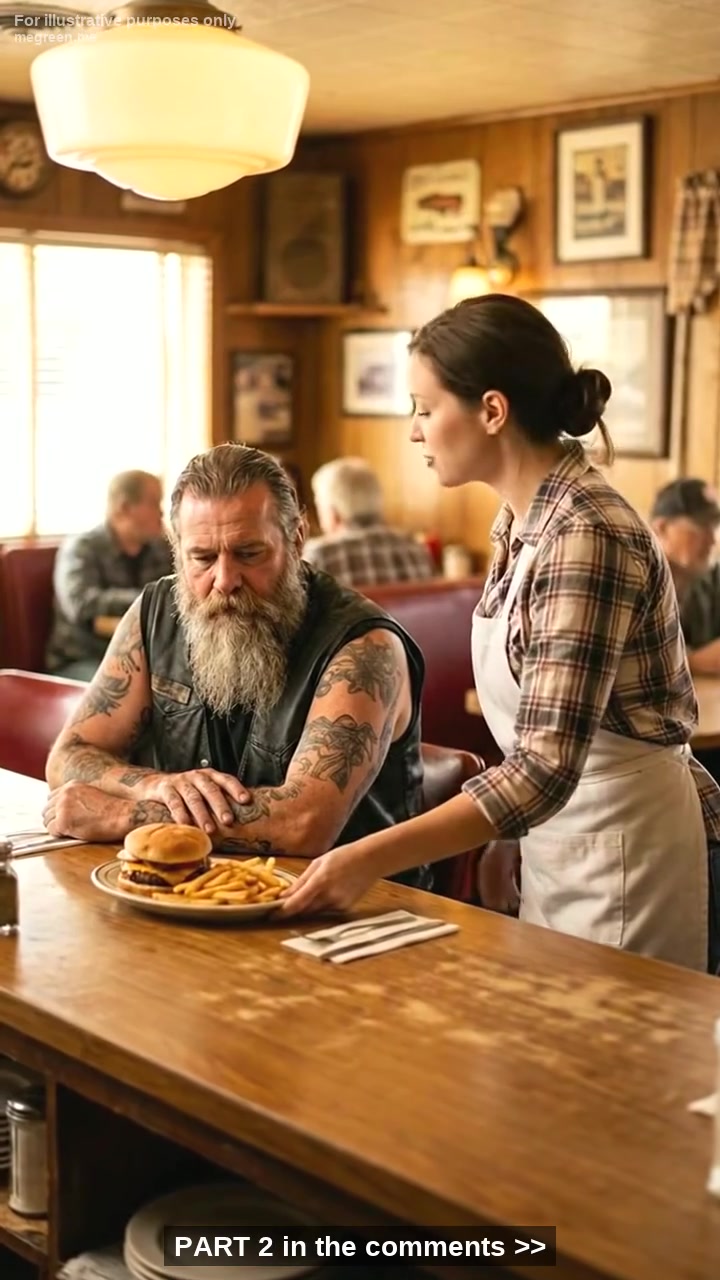 A Struggling Waitress Helped an Injured Motorcyclist Late at Night and Lost Her Job Because of It… But What Happened Next Left Everyone Stunned