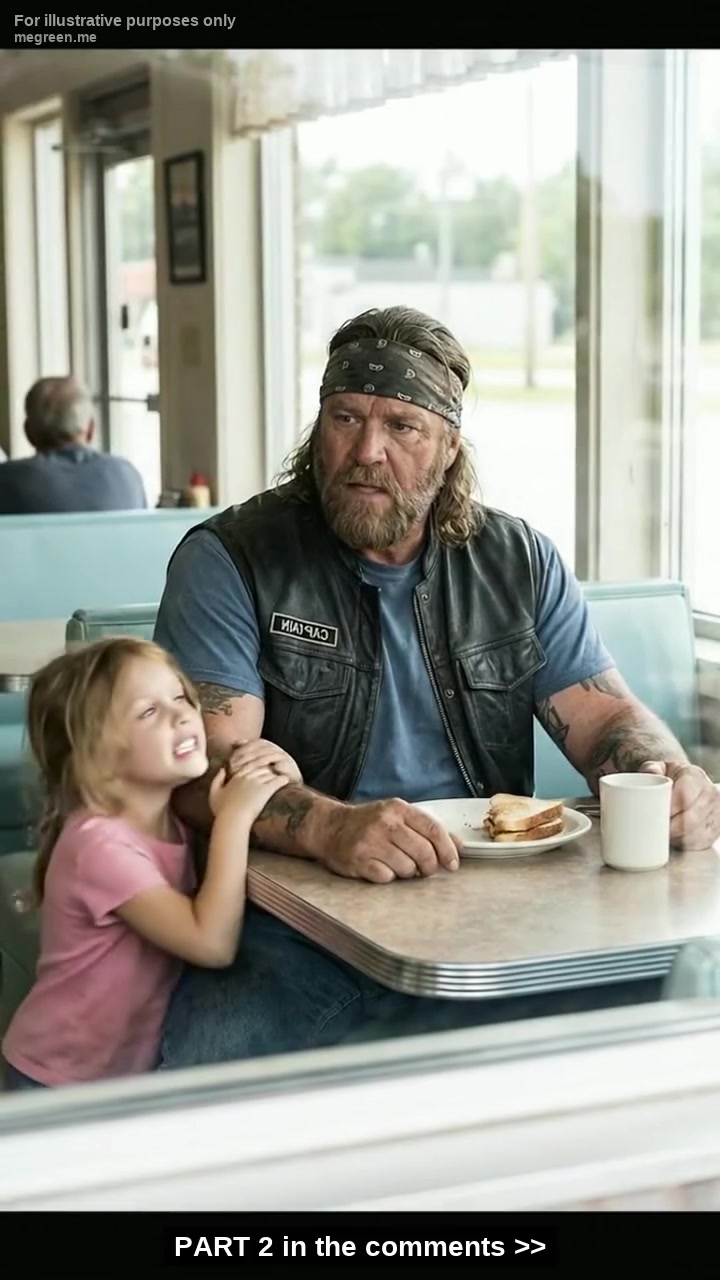 I Felt a Small Hand Tug at My Leather Jacket.