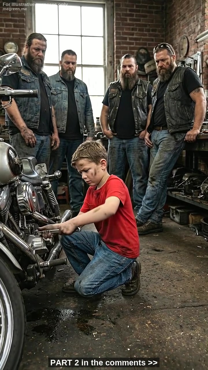 A 14-Year-Old Boy Walked Into a Small-Town Garage Where a 40-Year-Old Motorcycle Had Been Written Off by Every Expert – Unaware That He Would Be the One to Silence Them