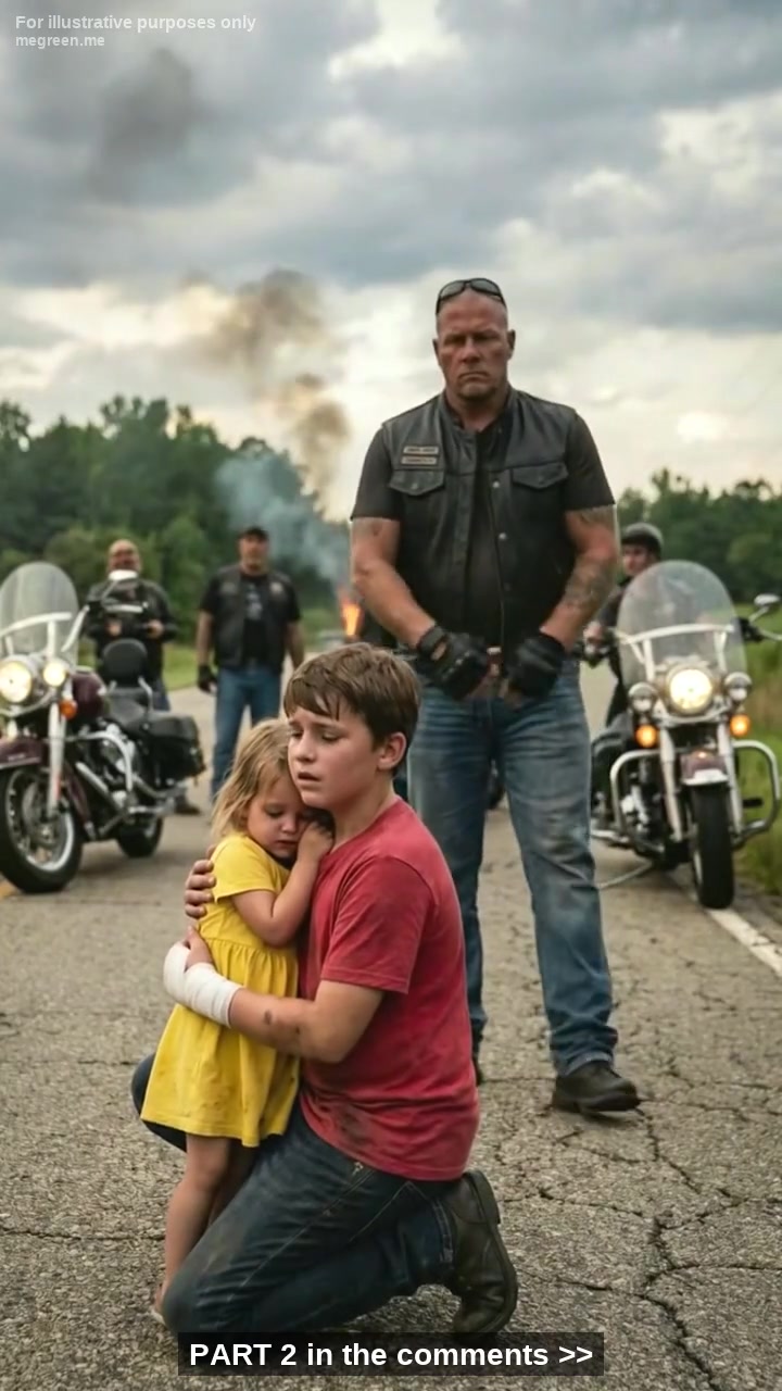 A Homeless Eight-Year-Old Took the Fall Protecting a Biker’s Daughter – Unaware That the Man in Leather Would Stand Guard All Night and Call Him Family by Morning