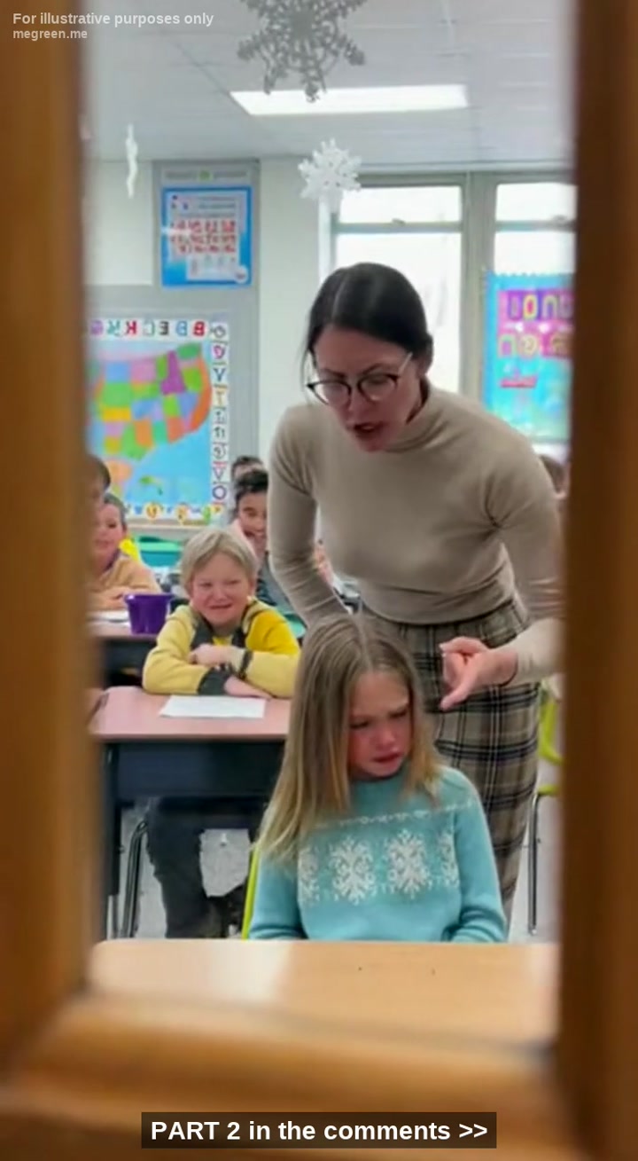 Who Hurt My Daughter?“ The Biker Roared – What He Found Made 200 Bikers Surround The School”