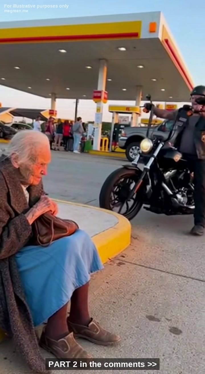 Everyone Ignored The Old Lady At The Gas Station