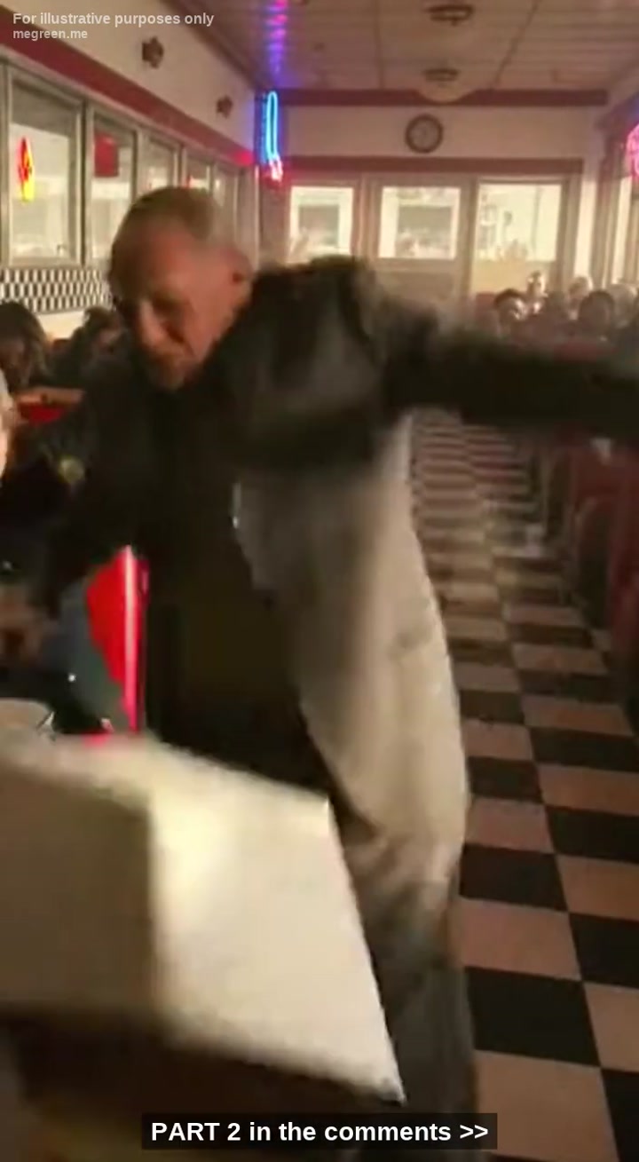 The Bully Laughed When He Smashed The Old ManโS Cake, Until He Saw Who Was Sitting At The Corner Booth