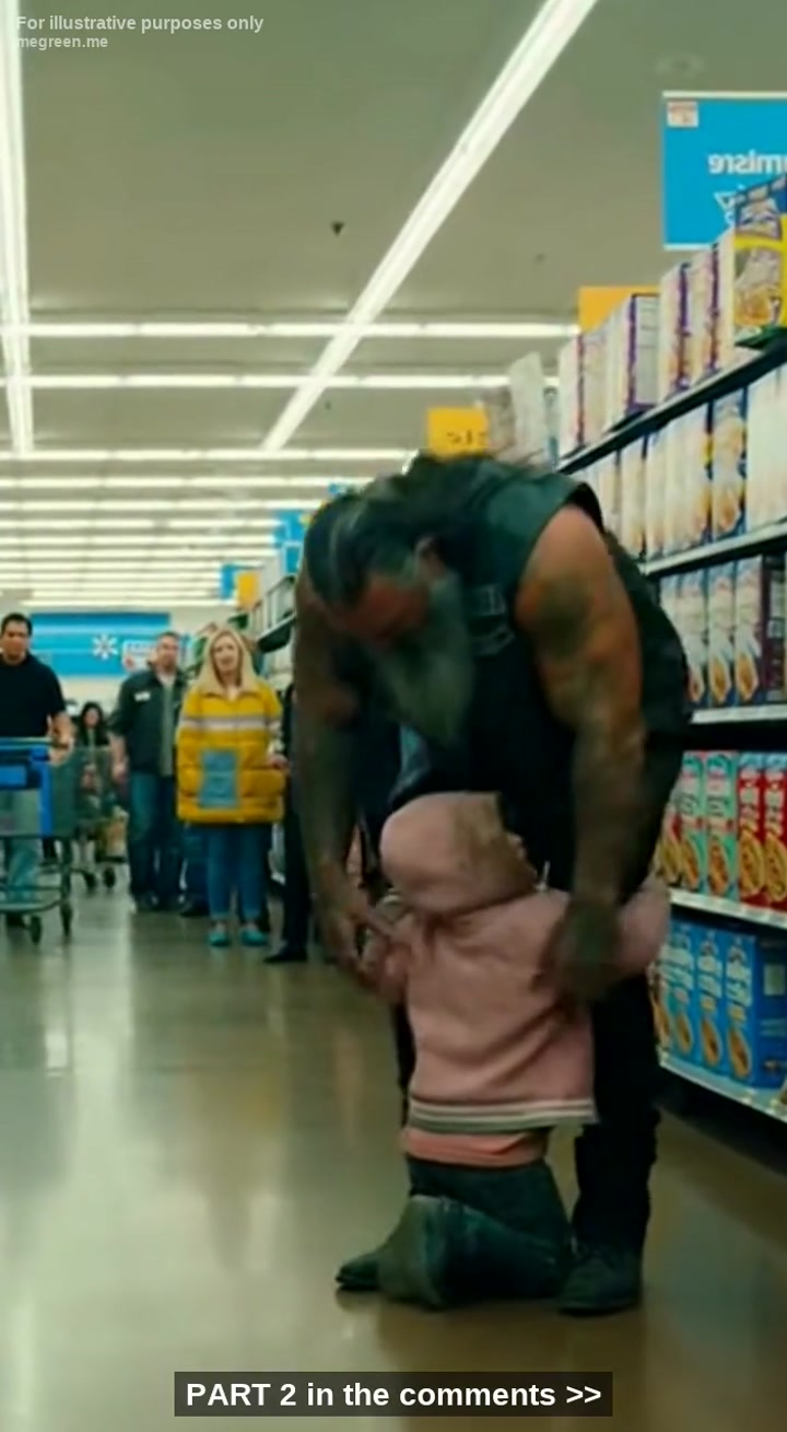 Everyone Froze When A Mute Girl Ran To The Scariest Biker In Walmart