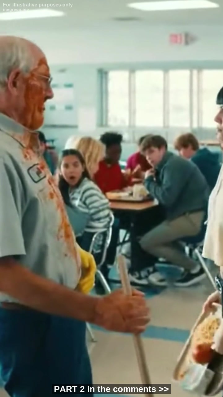 Arrogant Teen Slammed A Lunch Tray Into A Elderly Janitor’S Face Over “Dirtying A Diamond-Embellished Clogs” – She Didn’T Know Who Her Son Is