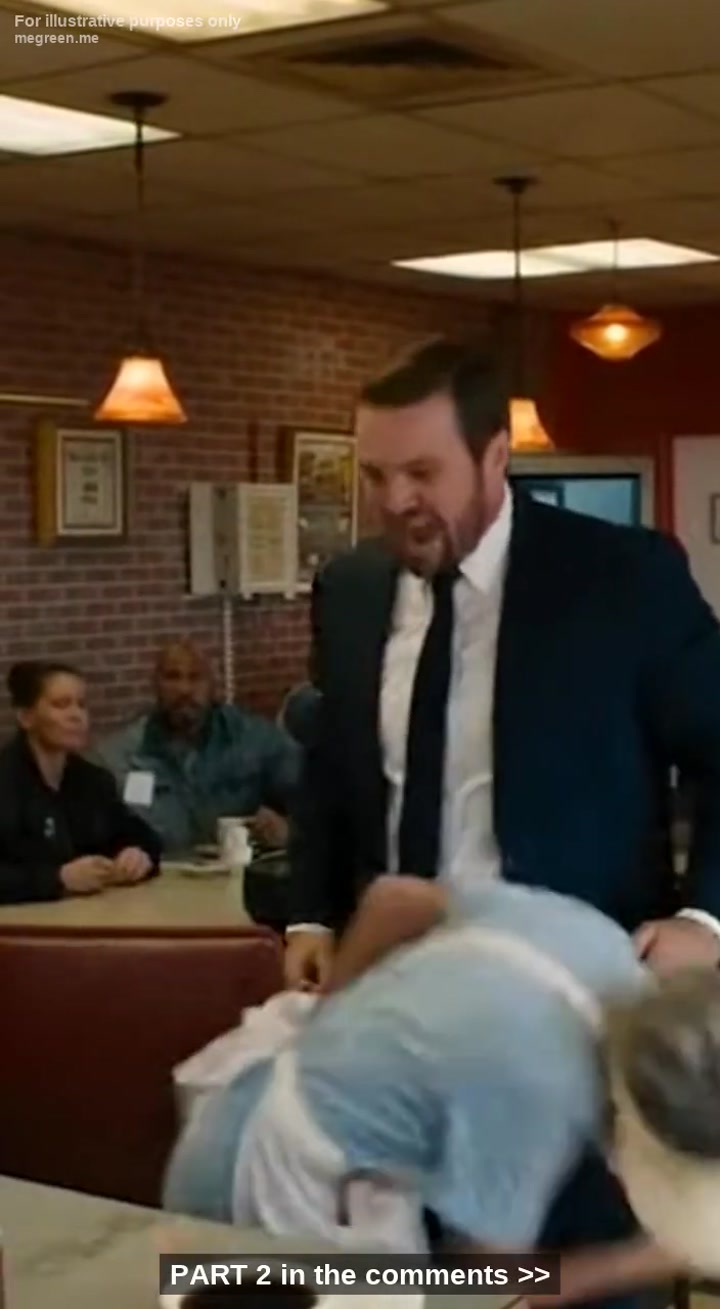 Wall Street Tycoon Slapped Elderly Waitress Fainted Over Coffee Spilling Accident – Unaware Her Son And 50 Ruthless Grim Reapers Bikers Sat On Right Corner Table Sending Him To Er In 5 Minutes