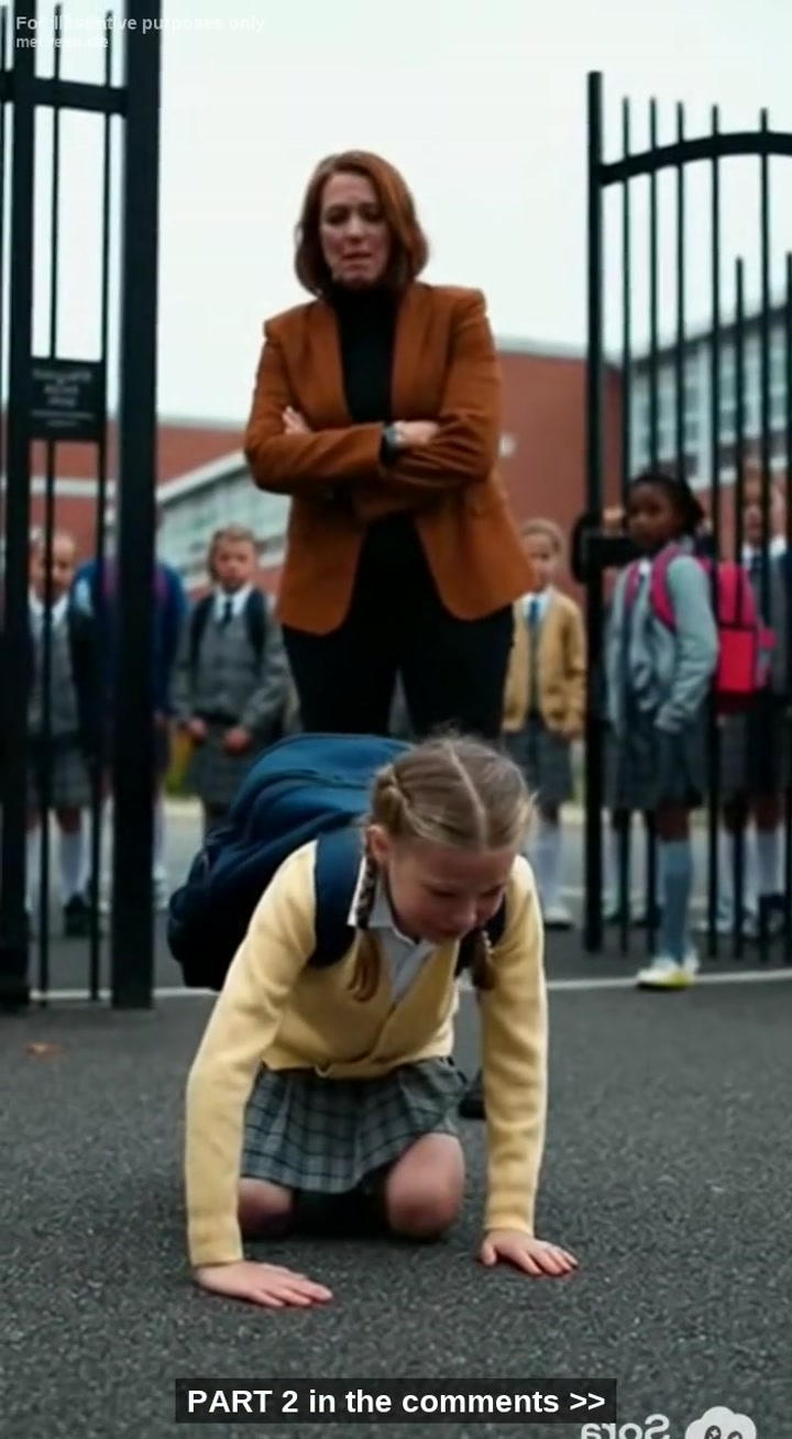 Power-Tripping Teacher Thought She Ran The School, Forced My 6-Year-Old Daughter To Crawl At The School Gate Until Her Knees Turned Purple – She Had No Idea I’M The Grim Reapers Mc Vice President Could Made Damn Sure She Learned The Hard Way