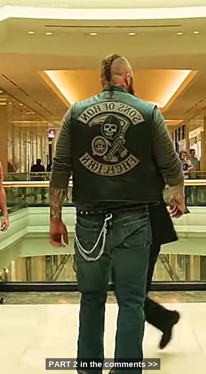 Shoppers In The Upscale Mall Were Clutching Their Pearls And Dialing 911 When A Terrified, Lost Toddler Sprinted Past The Polished Security Guards And Buried His Face In The Leather Vest Of A 6’5“” Biker Named ‘Grim,’ Ignoring The Clean-Cut Gentleman Offering Him A Lollipop, But When The Biker Refused To Let The Kid Go, The Crowd Gasped As The Boy Pointed A Trembling Finger At The ‘Nice Man’ And Whispered A Secret That Froze The Blood In Everyone’S Veins – Proving That Sometimes The Devil Wears A Three-Piece Suit And The Guardian Angel Rides A Harley