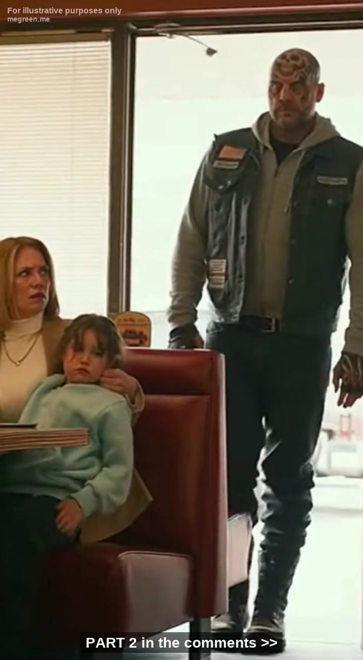 Everyone In That Packed Small-Town Diner Judged The Book By Its Terrifying Cover When A 6’5“” Behemoth With A Full Skull Tattooed Across His Face Walked In; The Silence Was Deafening, And The Upper-Crust Judgment Palpable