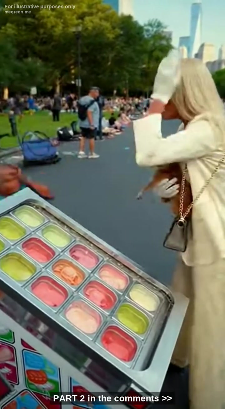 She Thought Her Black Amex Gave Her Permission To Slap The Elderly Ice Cream Vendor And Trash His Livelihood Just Because He Was Out Of Pistachio