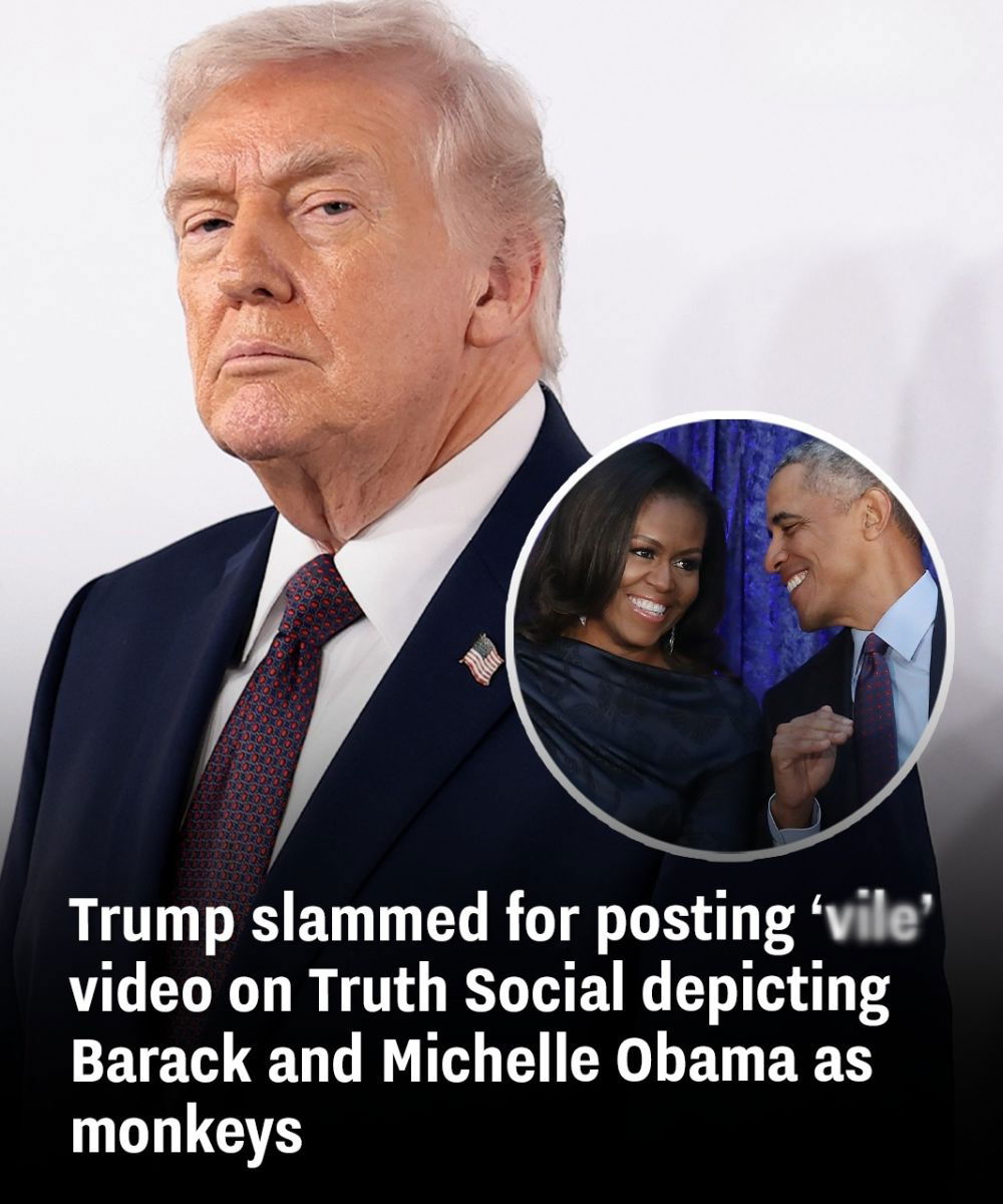 Trump Criticized for Controversial Video on Truth Social Featuring the Obamas