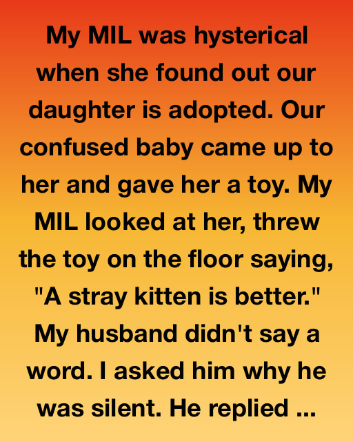 My MIL Called Our Adopted Daughter a Stray Kitten. She Regretted It.