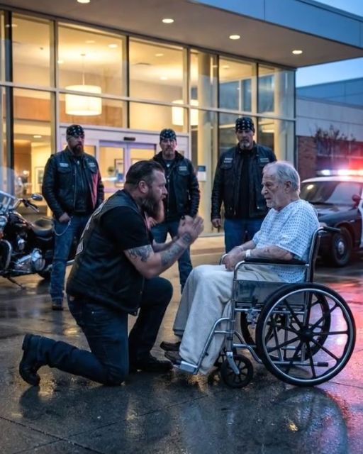 A Gang Of Bikers Cornered Me In The Hospital. They Weren’t There For My Husband.