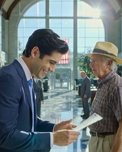 He Thought He Was Mocking A Poor Old Man… But One Piece Of Paper Changed Everything.