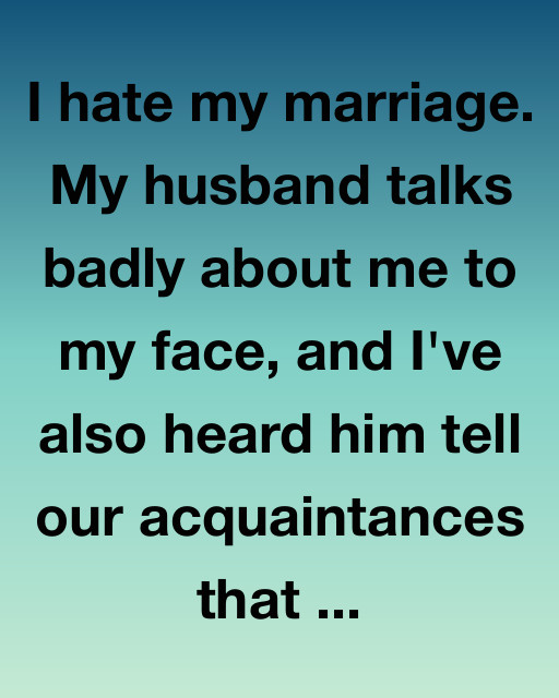 I Hate My Marriage: How I Left, Lost Everything, Then Got It All Back