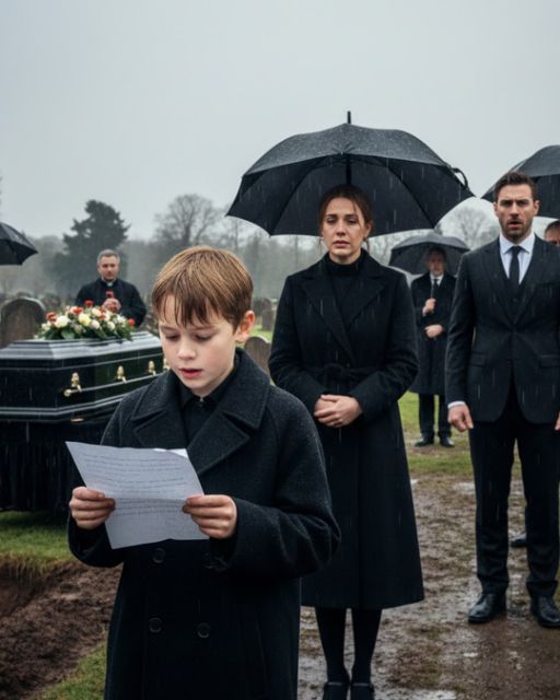 Brother Humiliated Me At Dad’s Funeral – Until My Son Pulled Out A Letter.