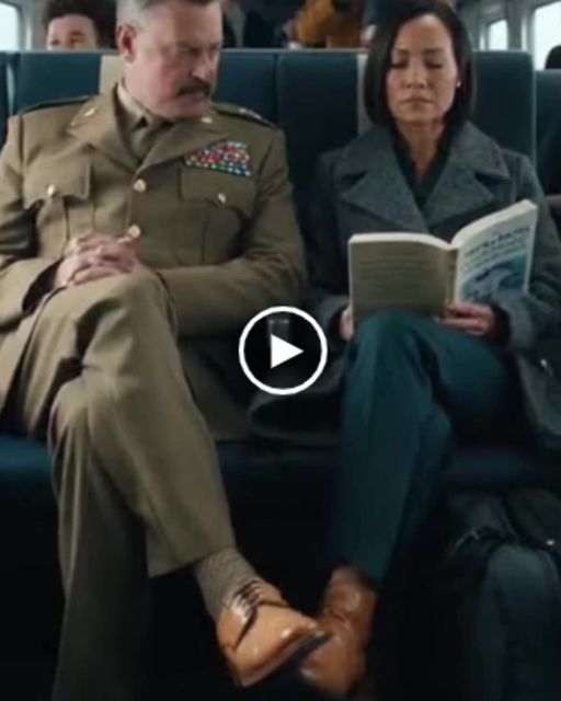 He Mocked Her Uniform On The Train – Until She Took Off Her Coat