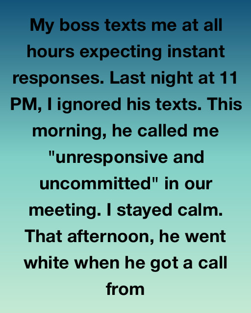 I Am More Than Just An Employee On Call