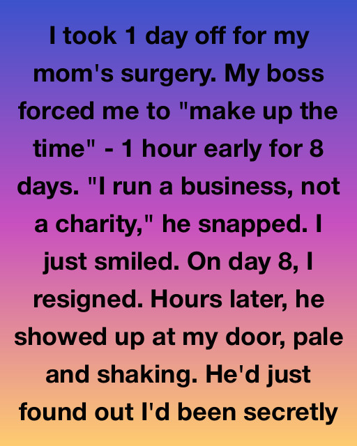 I Took One Day Off To Save My Mother And Ended Up Saving My Career From A Man Who Forgot What It Means To Be Human