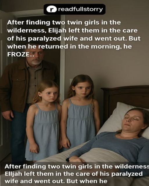 He Found Twin Girls Abandoned In The Woods And Brought Them Home To His Paralyzed Wife