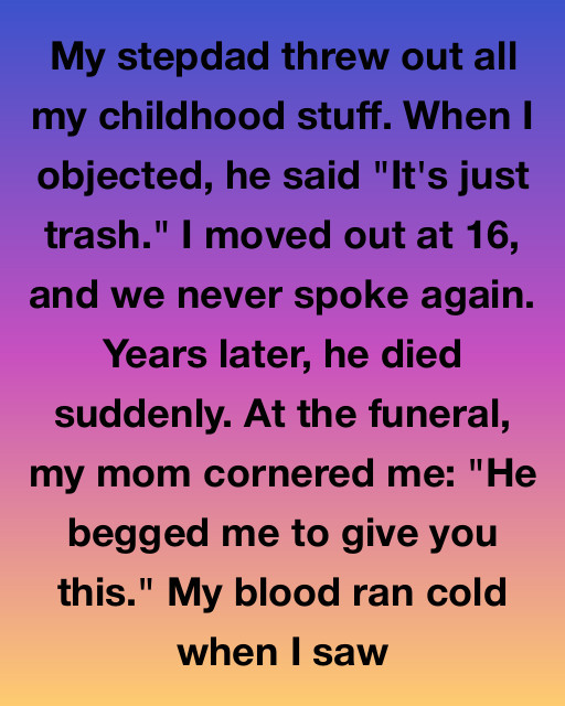 I Moved Out At Sixteen To Escape My Stepdad, But His Final Gift Revealed A Secret He Had Been Keeping For Nearly Two Decades