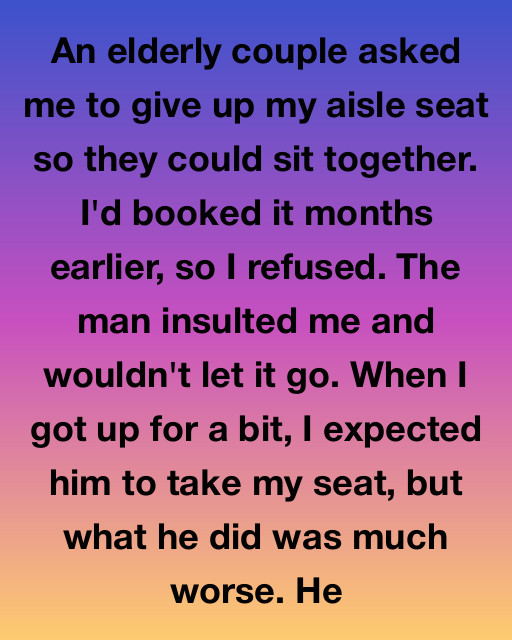 I Refused To Give Up My Seat To An Elderly Couple And Uncovered A Secret That Changed The Way I See Everyone Around Me