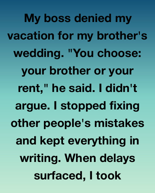 I Chose My Family Over My Toxic Boss And Discovered That The Bridge I Burned Was Actually The Only Thing Holding Him Up