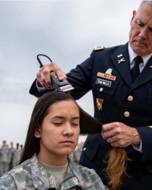 General Humiliated The Weak Recruit – Until He Saw What Was Hidden Under Her Hair