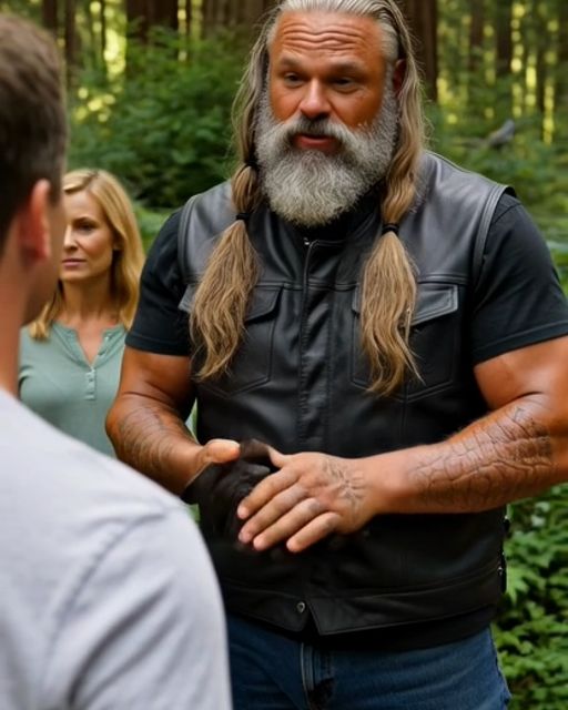 The Bikers In The Forest