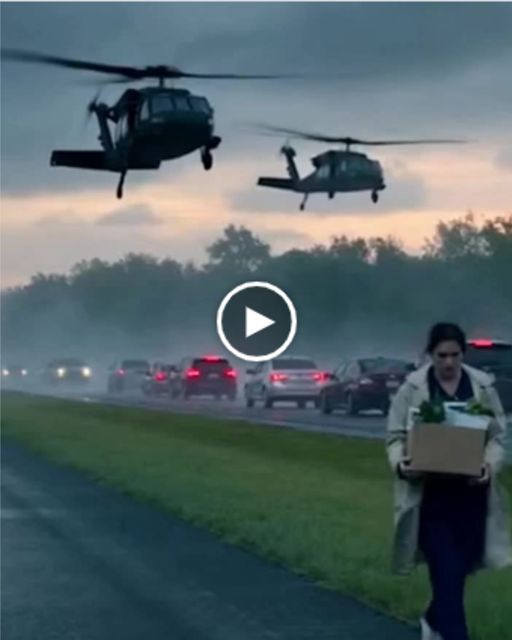 Nurse Fired For Treating A “vagrant” – Until Two Blackhawks Landed On The Highway To Find Her