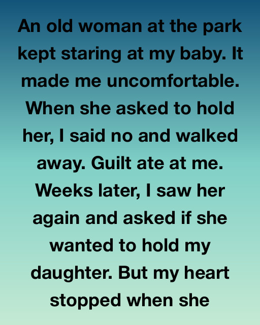 I Saw An Old Woman Staring At My Baby In The Park And Felt Uncomfortable, But The Truth Behind Her Gaze Taught Me A Lesson In Love Iโll Never Forget