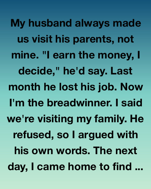 I Earn The Money, I Decide