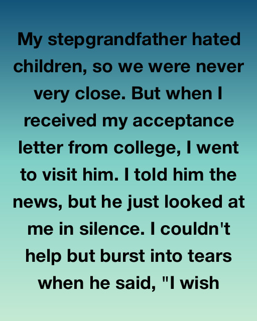 I Wish I’d Known The Secret Behind My Stepgrandfather’s Silence Before I Walked Out That Door