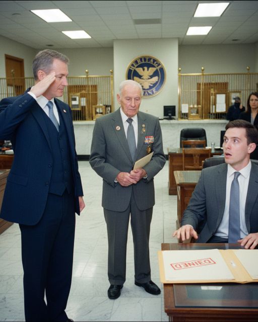 Banker Laughs At Old Veteran’s Loan Application – Then The Ceo Walks Out And Salutes Him