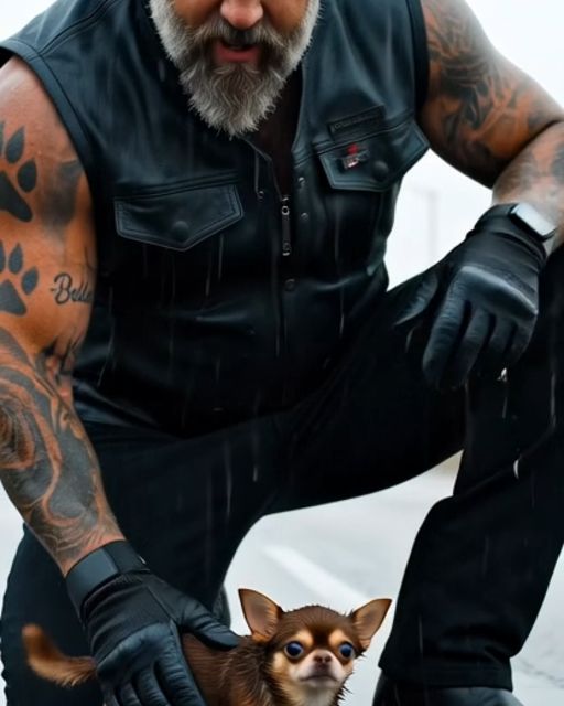 The Biker And The Broken Paw