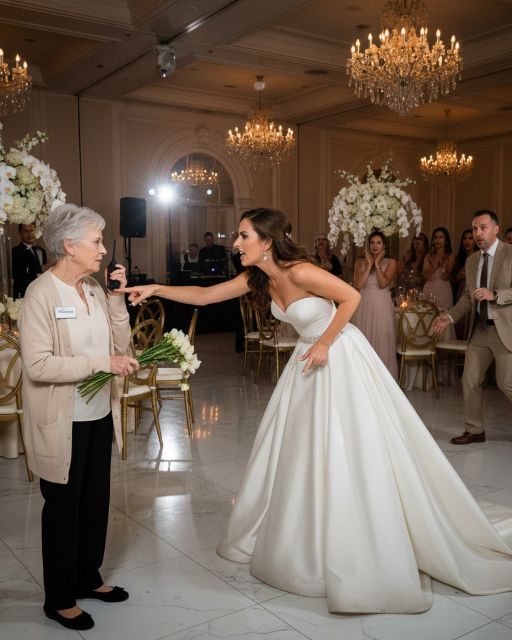 Bride Screams At “old Lady” Fixing Flowers – Instantly Regrets It