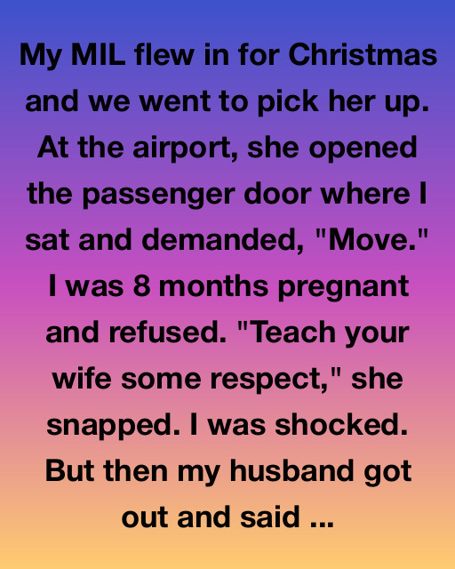 The Seat She Tried To Take