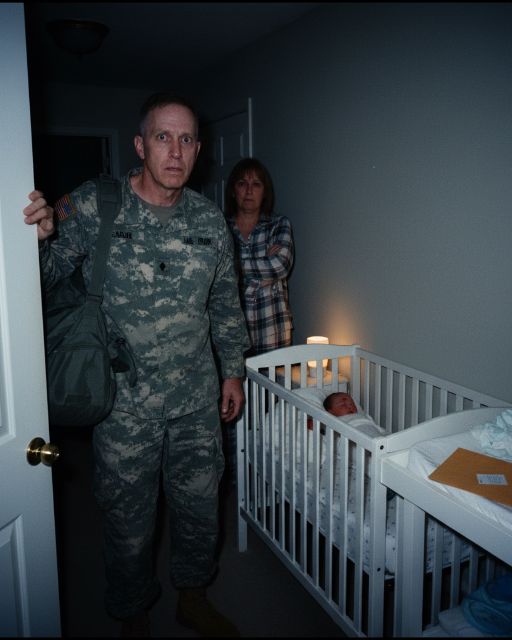 Soldier Comes Home Early To Surprise His Wife – But The Baby In The Crib Stopped Him Cold