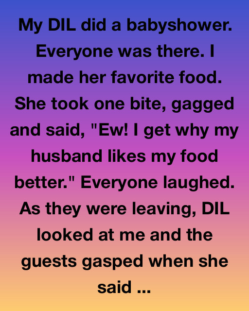She Mocked My Cooking At Her Baby Shower — But What Happened Next Left Everyone Speechless