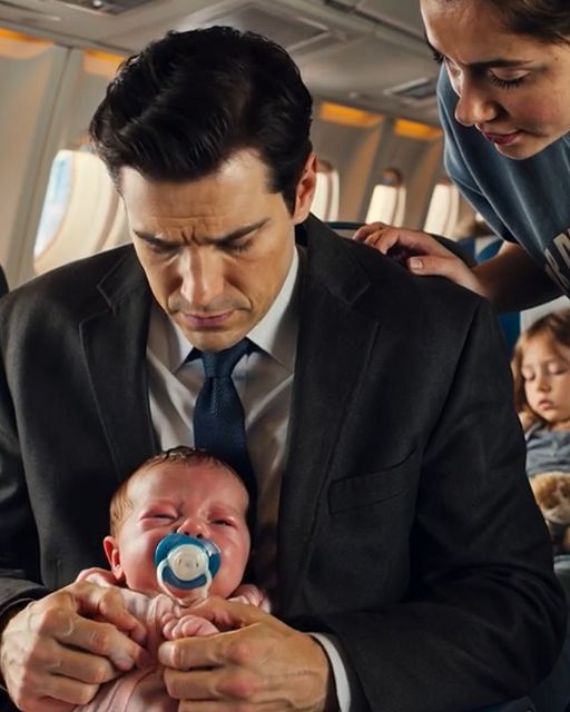 The Night My Baby Screamed At 37,000 Feet And A Stranger Crossed The Aisle Toward Us