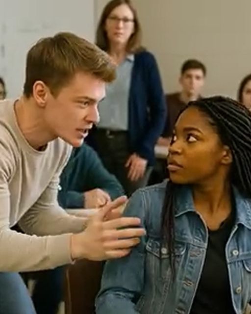 He Grabbed Her Sleeve – And The Room Stopped Breathing.