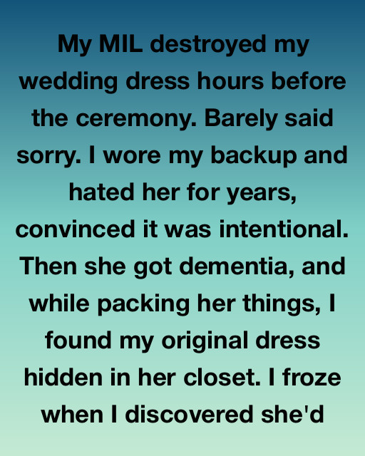 I Hated My Mother-In-Law For Destroying My Wedding Dress For A Decade, But Finding It Hidden In Her Closet Taught Me The Most Heartbreaking Lesson Of My Life
