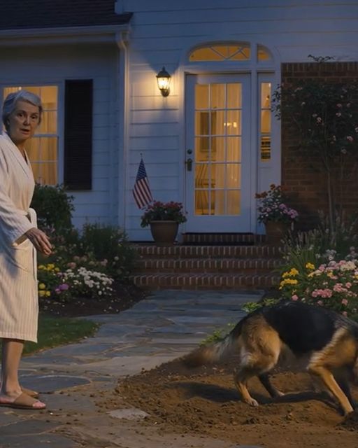 My Son-in-law Showed Up With A Bandaged Hand And An Urn, Said My Dog Was Gone For My “safety” – Three Nights Later I Saw Something Huge Digging In My Late Husband’s Memorial Garden