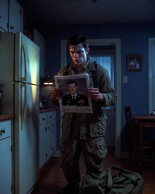 The Soldier Came Home Early. He Found His Own Obituary Taped To The Fridge.