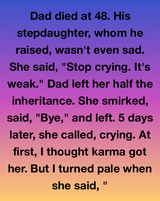 I Witnessed My Stepsister’s Coldness After Dad Passed Away But The Phone Call I Received Five Days Later Changed Everything I Knew About My Family