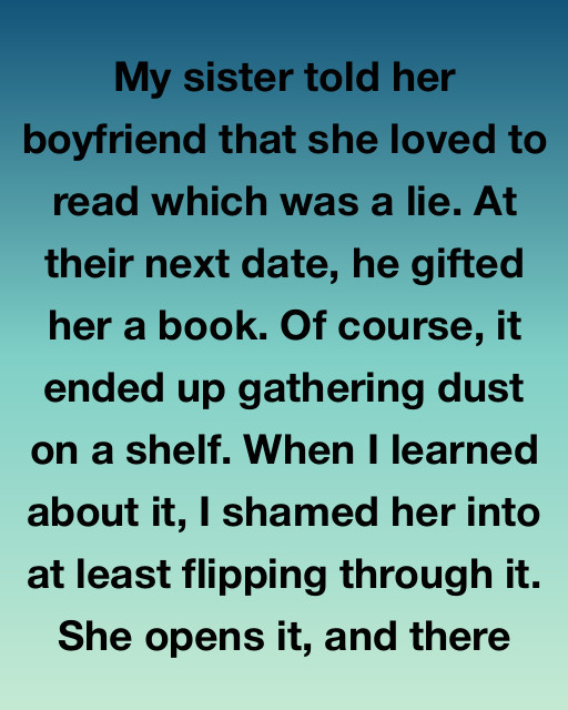 I Saw My Sister Lie To Her Boyfriend About Being A Reader, But The Secret Inside That Dust-Covered Book Taught Us Both A Lesson In Love
